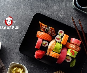 Реклама суши и роллов. Часть 1